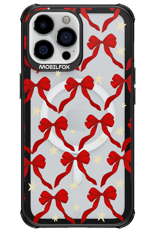 Bow & Stars (Transparent) - Apple iPhone 13 Pro Max