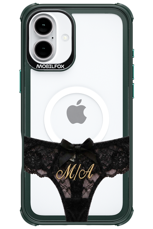 Black Panties Transparent 2.0 - Apple iPhone 16 Plus