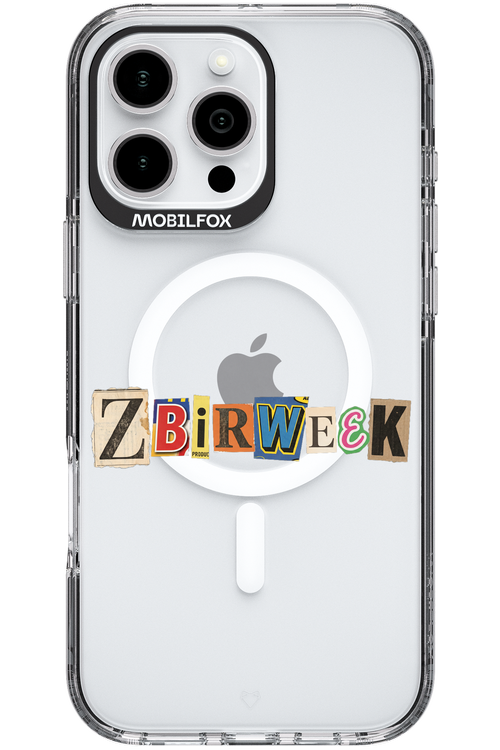 Zbirweek (transparent) 2.0 - Apple iPhone 16 Pro Max