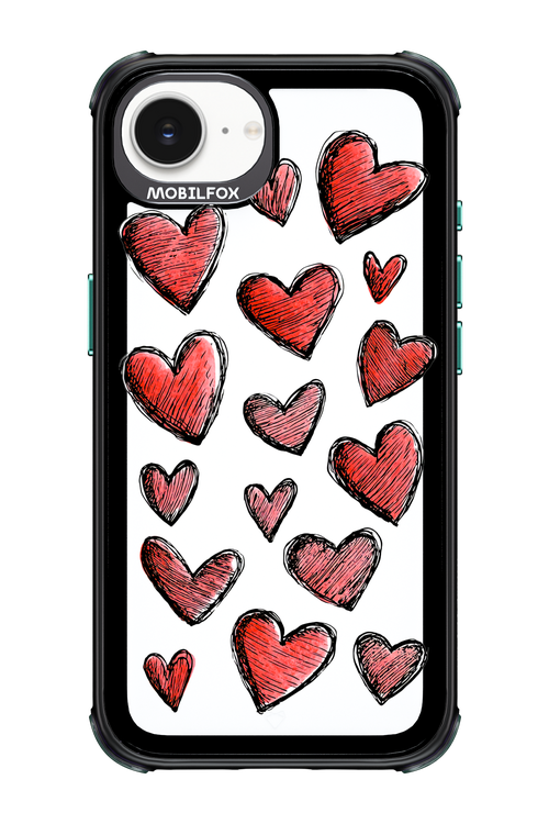 Red Love Transparent 2.0 - Apple iPhone 16e