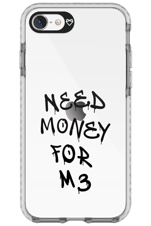 Need M3 Transparent Black - Apple iPhone SE 2020