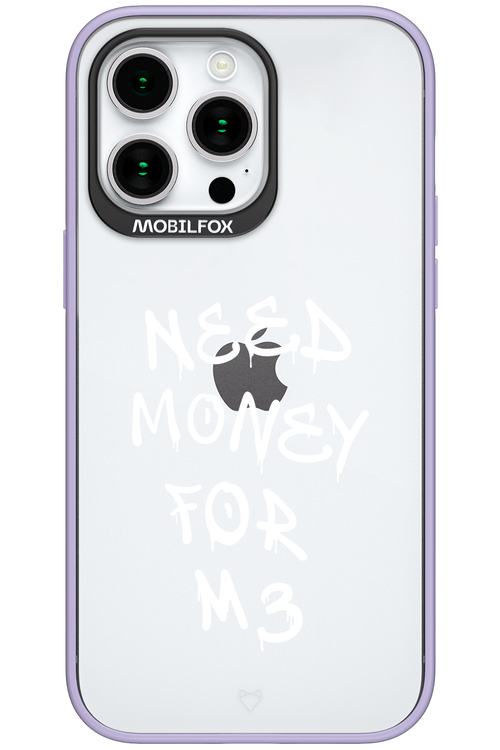 Need M3 Transparent White - Apple iPhone 15 Pro Max