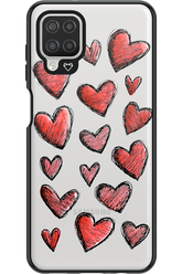 Red Love Transparent 2.0 - Samsung Galaxy A12