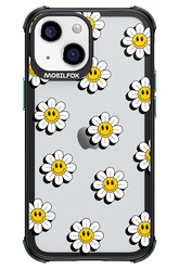 Smiley Flowers Transparent - Apple iPhone 13 Mini