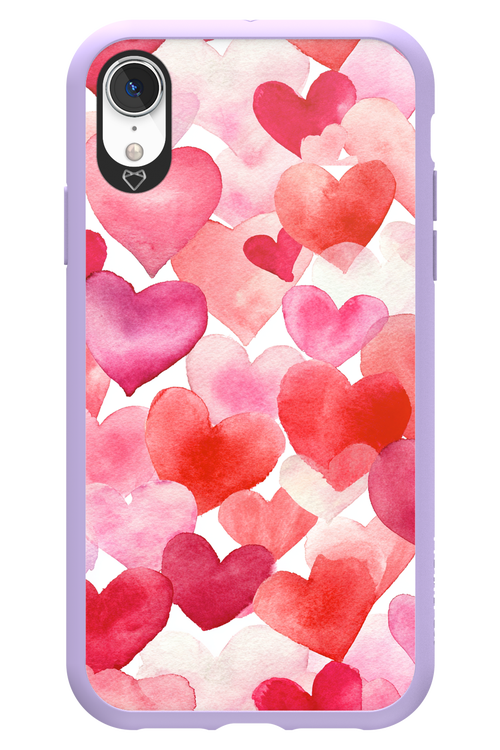 Water Painted Heart 2.0 - Apple iPhone XR