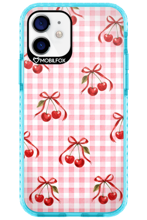 Pink Cherry Checked 2.0 - Apple iPhone 12