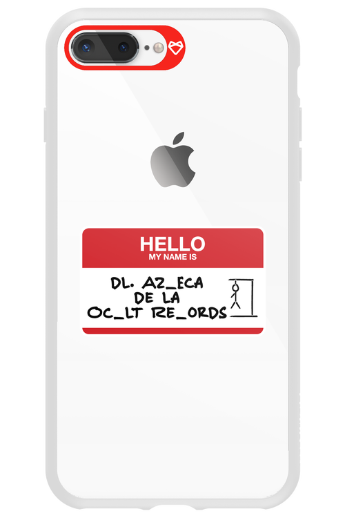 Hello My Name Is (nude) - Apple iPhone 8 Plus