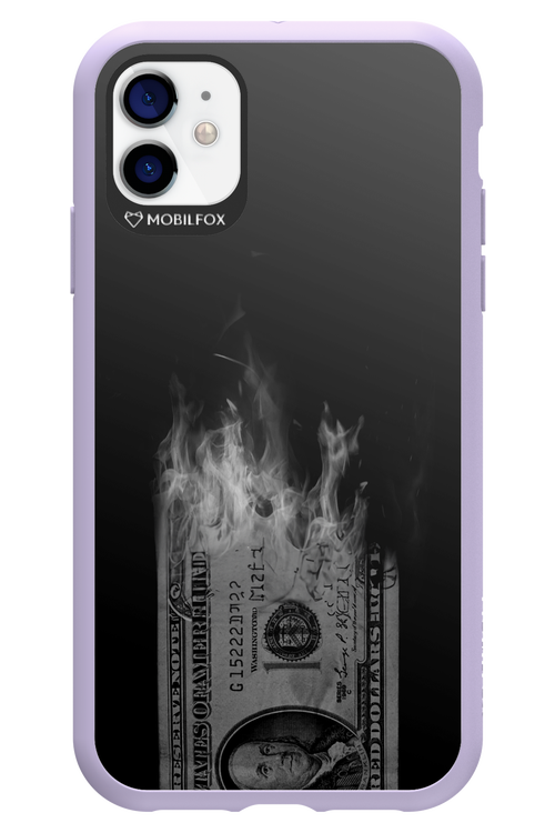 Money Burn B&W 2.0 - Apple iPhone 11