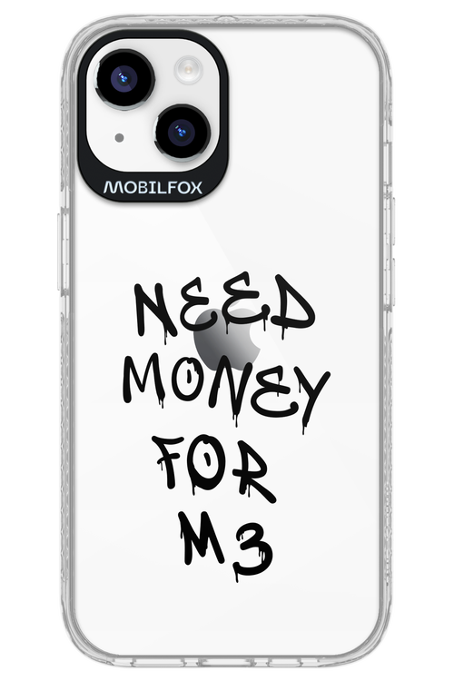 Need M3 Transparent Black - Apple iPhone 14