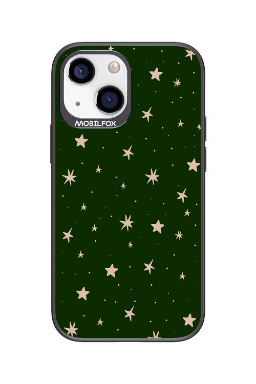 Forest Green Stars - Apple iPhone 13 Mini