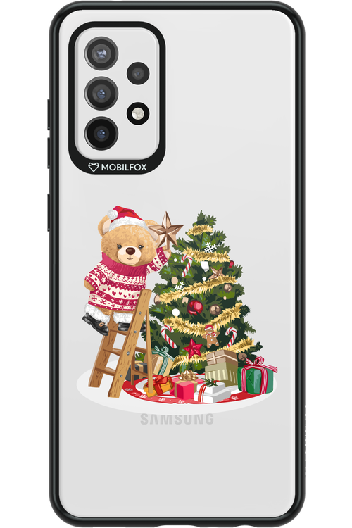 Christmas Bear (Transparent) - Samsung Galaxy A72