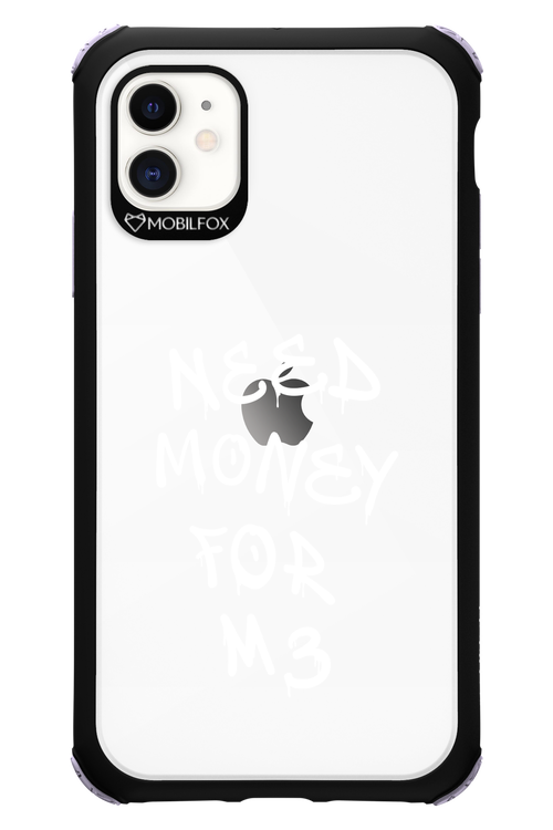 Need M3 Transparent White - Apple iPhone 11