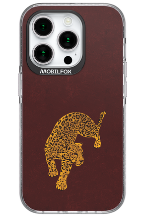 Burgundy Leopard - Apple iPhone 15 Pro