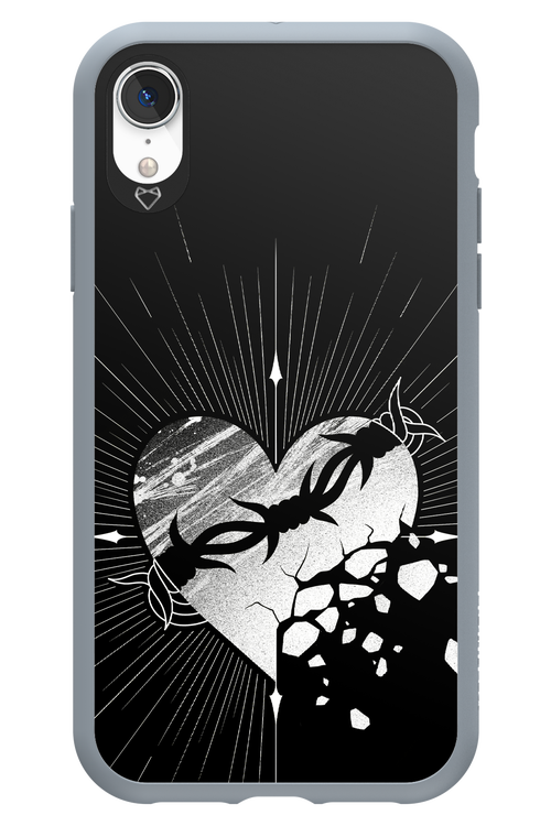 Fehér Szív - Apple iPhone XR
