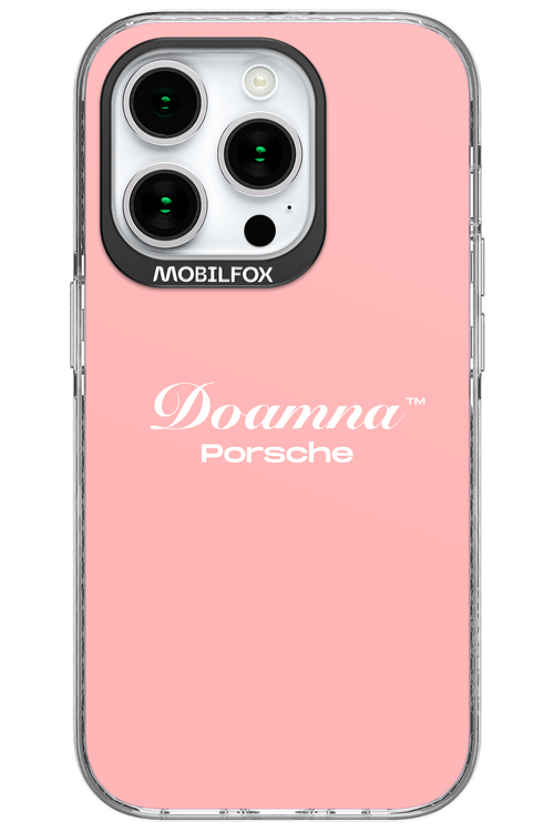 Doamna Porsche (pink) - Apple iPhone 15 Pro