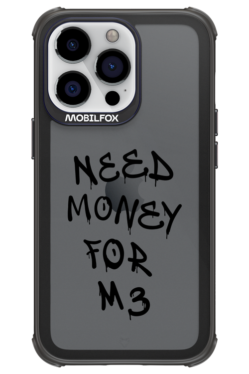 Need M3 Transparent Black - Apple iPhone 13 Pro