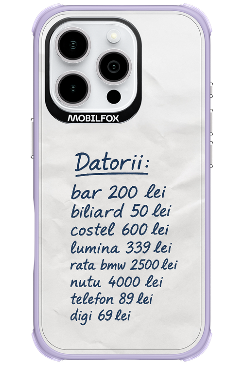 The List - Apple iPhone 16 Pro