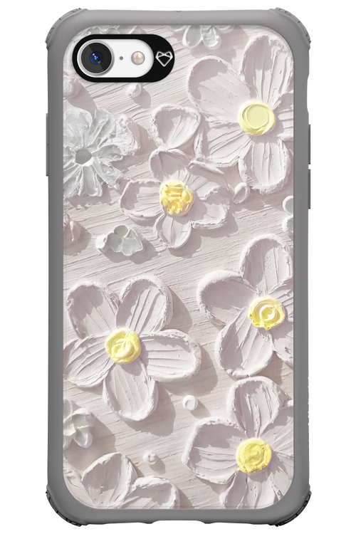 White Flowers - Apple iPhone 7