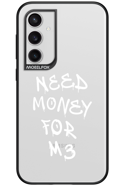 Need M3 Transparent White - Samsung Galaxy S23 FE