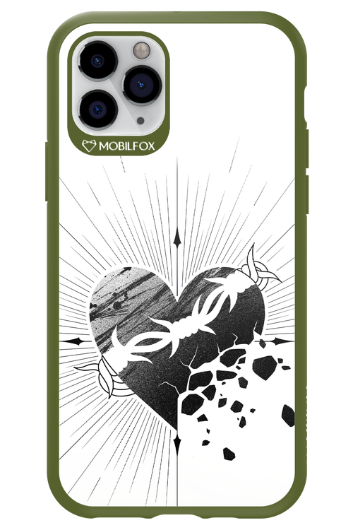 Fekete Szív - Apple iPhone 11 Pro