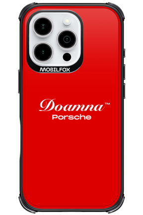 Doamna Porsche (red) - Apple iPhone 16 Pro