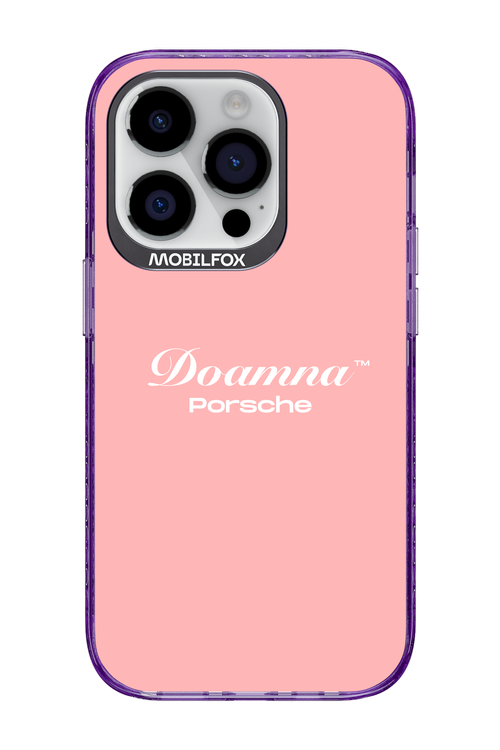 Doamna Porsche (pink) - Apple iPhone 14 Pro