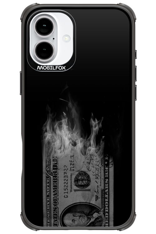 Money Burn B&W 2.0 - Apple iPhone 16 Plus
