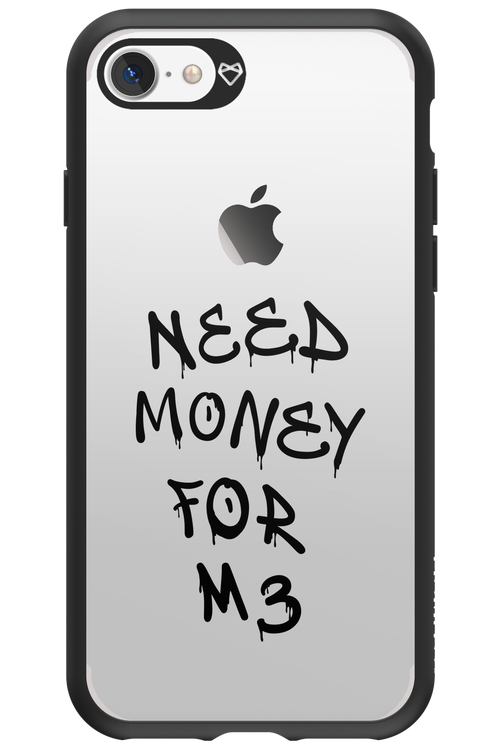 Need M3 Transparent Black - Apple iPhone 7