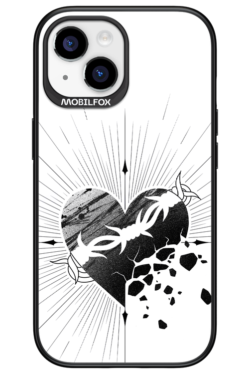 Fekete Szív - Apple iPhone 15