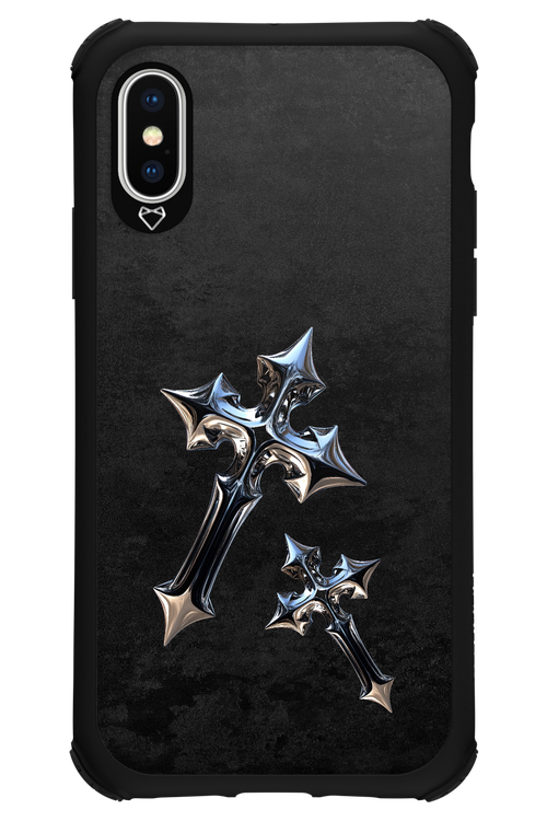 Chrome Crosses 2.0 - Apple iPhone X