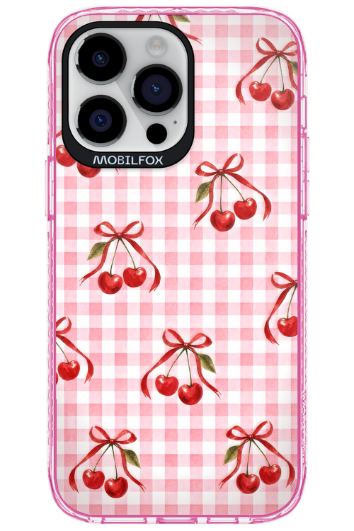 Pink Cherry Checked 2.0 - Apple iPhone 14 Pro Max