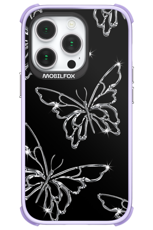 Silver Butterfly 2.0 - Apple iPhone 14 Pro