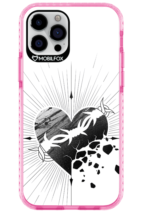 Fekete Szív - Apple iPhone 12 Pro