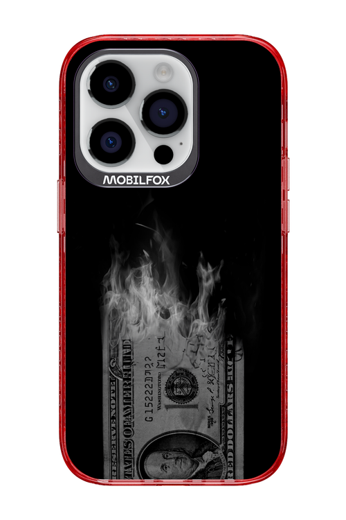 Money Burn B&W 2.0 - Apple iPhone 14 Pro