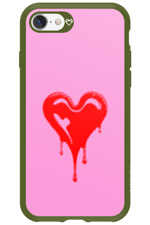 Heart Pink - Apple iPhone 8