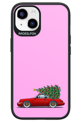 XMAS Car Pink - Apple iPhone 14