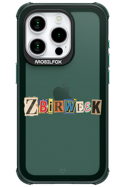 Zbirweek (transparent) 2.0 - Apple iPhone 15 Pro