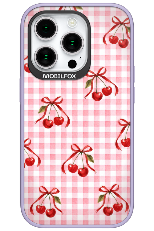 Pink Cherry Checked 2.0 - Apple iPhone 15 Pro
