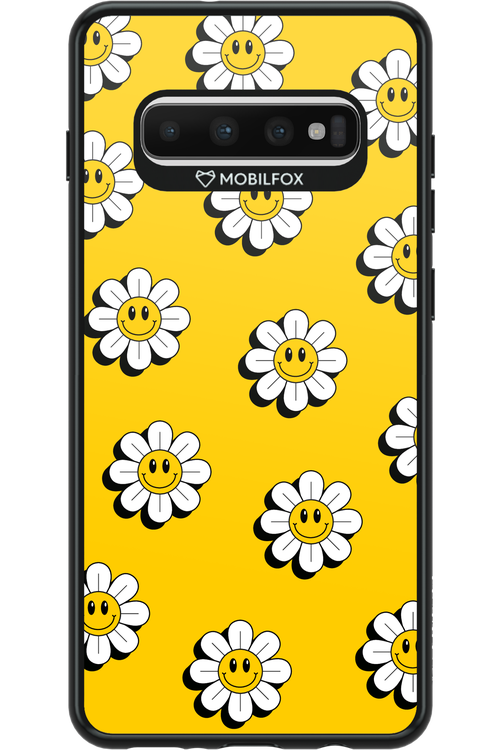 Smiley Flowers - Samsung Galaxy S10+