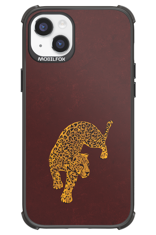 Burgundy Leopard - Apple iPhone 14 Plus