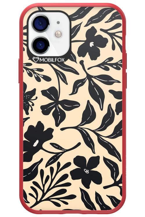 Black Flowers 2.0 - Apple iPhone 12