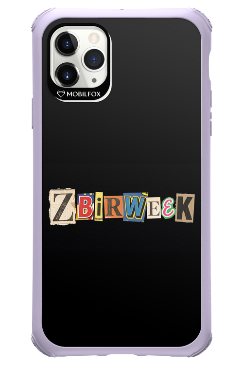 Zbirweek (black) 2.0 - Apple iPhone 11 Pro Max