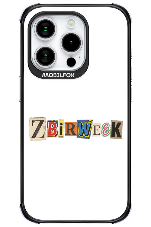 Zbirweek (white) 2.0 - Apple iPhone 15 Pro