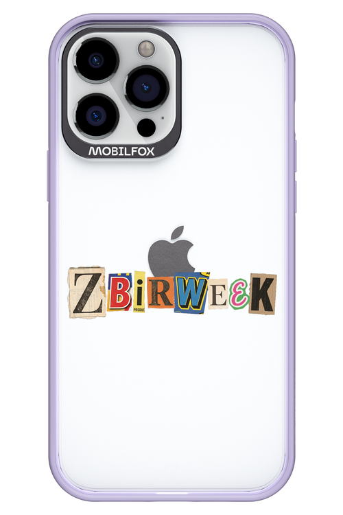 Zbirweek (transparent) 2.0 - Apple iPhone 13 Pro Max