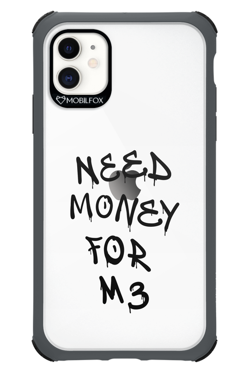 Need M3 Transparent Black - Apple iPhone 11