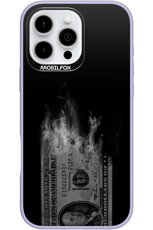 Money Burn B&W 2.0 - Apple iPhone 16 Pro Max