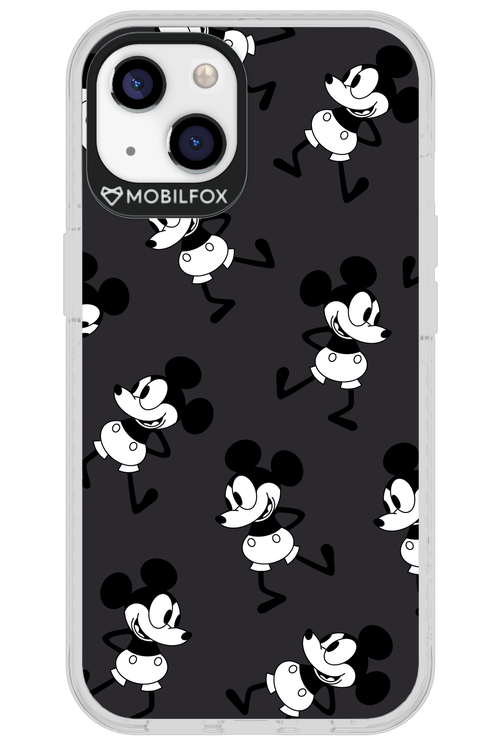 Iconic Mouse (antracite pattern) - Apple iPhone 13