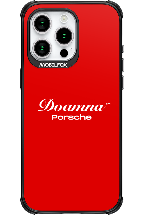 Doamna Porsche (red) - Apple iPhone 15 Pro Max