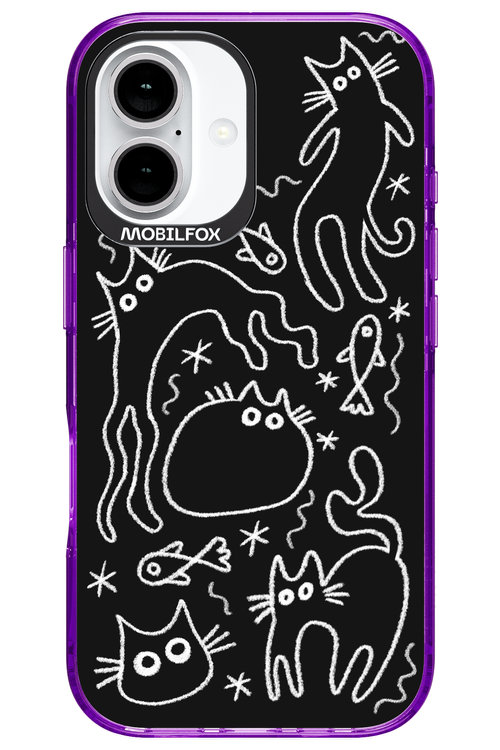 CHALK_CATS 2.0 - Apple iPhone 16