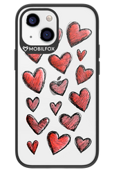 Red Love Transparent 2.0 - Apple iPhone 13 Mini